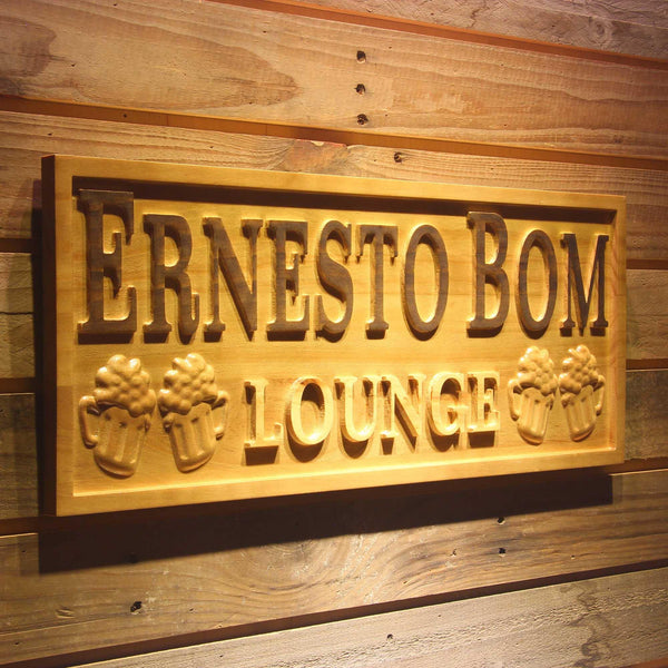 ADVPRO Name Personalized Lounge Beer Bar Cheers Man Cave Wood Engraved Wooden Sign wpa0512-tm - 23