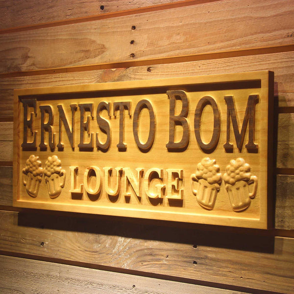 ADVPRO Name Personalized Lounge Beer Bar Cheers Man Cave Wood Engraved Wooden Sign wpa0512-tm - 26.75