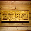 ADVPRO Name Personalized Full Family Members Last Name First Names Est. Year Housewarming Gifts Wood Engraved Wooden Sign wpa0517-tm - 18.25