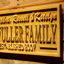 ADVPRO Name Personalized Full Family Members Last Name First Names Est. Year Housewarming Gifts Wood Engraved Wooden Sign wpa0517-tm - Details 3