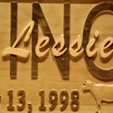 ADVPRO Name Personalized Cows Farmer Farm Last First Names Est. Date Wood Engraved Wooden Sign wpa0518-tm - Details 1