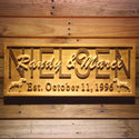 ADVPRO Name Personalized Dog Lovers Family Last First Names Est. Date Wood Engraved Wooden Sign wpa0520-tm - 18.25