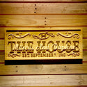 ADVPRO Name Personalized First Name Last Name Established Date Anniversary Gifts Wood Engraved Wooden Sign wpa0525-tm - 18.25