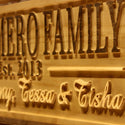 ADVPRO Name Personalized Full Family Members Last Name First Names Est. Year Housewarming Gifts Wood Engraved Wooden Sign wpa0529-tm - Details 2
