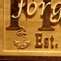 ADVPRO Name Personalized Anchors Boat Family Last First Names Est. Date Wood Engraved Wooden Sign wpa0530-tm - Details 3