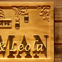 ADVPRO Name Personalized Mr. & Mrs. Decoration Last First Names Est. Date Wood Engraved Wooden Sign wpa0531-tm - Details 3