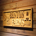 ADVPRO Name Personalized Farms Tractor Wheat Housewarming Gifts Wood Engraved Wooden Sign wpa0534-tm - 26.75