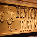 ADVPRO Name Personalized Farms Tractor Wheat Housewarming Gifts Wood Engraved Wooden Sign wpa0534-tm - Details 2