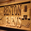ADVPRO Name Personalized Farms Tractor Wheat Housewarming Gifts Wood Engraved Wooden Sign wpa0534-tm - Details 3