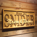 ADVPRO Name Personalized Wedding Gifts Family Name First Names Est. Year Wood Engraved Wooden Sign wpa0537-tm - 23