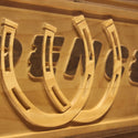 ADVPRO Name Personalized Horseshoes Stables Stars Your Name Man Cave Wood Engraved Wooden Sign wpa0543-tm - Details 1