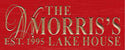 ADVPRO Name Personalized Lake House Last Name Home Decor Wedding Gift Wooden Sign wpc0031-tm - Red