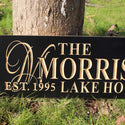 ADVPRO Name Personalized Lake House Last Name Home Decor Wedding Gift Wooden Sign wpc0031-tm - Details 4