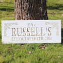 ADVPRO Name Personalized Last Name First Name Established Date Home Decor Wedding Gift Wooden Sign wpc0051-tm - Details 1