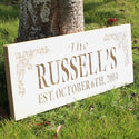 ADVPRO Name Personalized Last Name First Name Established Date Home Decor Wedding Gift Wooden Sign wpc0051-tm - Details 2