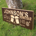 ADVPRO Name Personalized Home Bar Wooden 3D Engraved Sign Custom Gift Craved Bar Beer Home Decor Lake House Plaques Game Room Den Wood Signs wpc0053-tm - Details 3