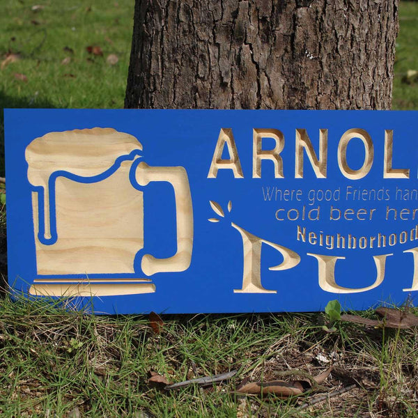 ADVPRO Name Personalized Neighborhood Pub Beer Mug Wood Engraved Wooden Sign wpc0055-tm - Details 4