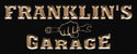 ADVPRO Name Personalized Garage Repair Room Man Cave Den Home Bar Beer Decor 3D Engraved Wooden Sign wpc0063-tm - Black