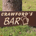 ADVPRO Name Personalized Bar Beer Mug Cup Decoration Man Cave 3D Engraved Wooden Sign wpc0067-tm - Details 4