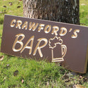 ADVPRO Name Personalized Bar Beer Mug Cup Decoration Man Cave 3D Engraved Wooden Sign wpc0067-tm - Details 6