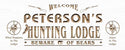 ADVPRO Name Personalized Hunting Lodge Gun Deer Bear Eagle Den Lake House Man Cave 3D Engraved Wooden Sign wpc0073-tm - White