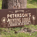ADVPRO Name Personalized Hunting Lodge Gun Deer Bear Eagle Den Lake House Man Cave 3D Engraved Wooden Sign wpc0073-tm - Details 5