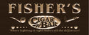 ADVPRO Name Personalized Cigar Bar VIP Room Man Cave Home Bar Private Room Wine Beer 3D Engraved Wooden Sign wpc0076-tm - Brown