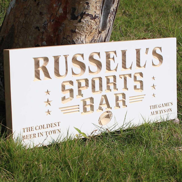ADVPRO Name Personalized Sports Bar Football Baseball Basketball Man Cave 3D Engraved Wooden Sign wpc0077-tm - Details 2