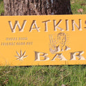 ADVPRO Name Personalized Marijuana High Life Bar Weed Beer Wine Den Game Room 3D Engraved Wooden Sign wpc0079-tm - Details 4