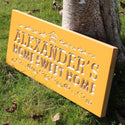 ADVPRO Name Personalized Home Sweet Home House Warming Gift 3D Engraved Wooden Sign wpc0081-tm - Details 3