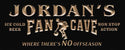 ADVPRO Name Personalized Basketball Fan Cave Man Cave Bar Beer Sport 3D Engraved Wooden Sign wpc0083-tm - Black