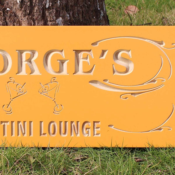 ADVPRO Name Personalized Martini Lounge Club Wine Bar Wood Engraved Wooden Sign wpc0088-tm - Details 4