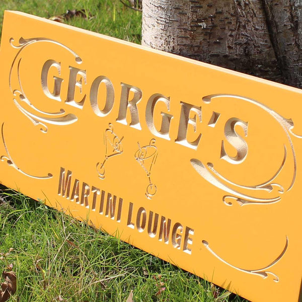 ADVPRO Name Personalized Martini Lounge Club Wine Bar Wood Engraved Wooden Sign wpc0088-tm - Details 6