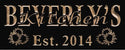 ADVPRO Name Personalized Kitchen with Established Date Bar Decoration 3D Engraved Wooden Sign wpc0095-tm - Black