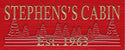 ADVPRO Name Personalized Cabin Tree Established Year Wood Engraved Wooden Sign wpc0099-tm - Red