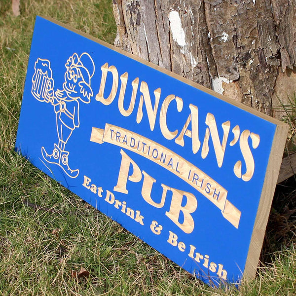 ADVPRO Name Personalized Traditional Irish Pub Beer Bar Wood Engraved Wooden Sign wpc0104-tm - Details 3