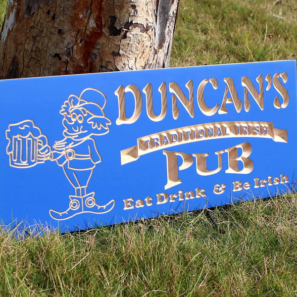 ADVPRO Name Personalized Traditional Irish Pub Beer Bar Wood Engraved Wooden Sign wpc0104-tm - Details 5