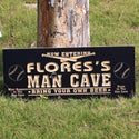 ADVPRO Name Personalized Baseball Man Cave Den Room Wood Engraved Wooden Sign wpc0108-tm - Details 1