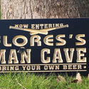 ADVPRO Name Personalized Baseball Man Cave Den Room Wood Engraved Wooden Sign wpc0108-tm - Details 4