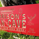 ADVPRO Name Personalized Football Man Cave Beer Bar Wood Engraved Wooden Sign wpc0110-tm - Details 6