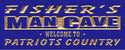 ADVPRO Name Personalized Man Cave Patriots Country Bar Wood Engraved Wooden Sign wpc0112-tm - Blue