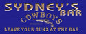 ADVPRO Name Personalized Cowboys Bar Leave Gun Beer Wood Engraved Wooden Sign wpc0113-tm - Blue