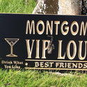 ADVPRO Name Personalized VIP Lounge Best Friends Only Wood Engraved Wooden Sign wpc0115-tm - Details 4