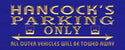 ADVPRO Name Personalized Parking Only Gifts Wood Engraved Wooden Sign wpc0120-tm - Blue
