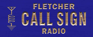 ADVPRO Personalized Your Call Sign Fletcher Radio On Air Wood Engraved Wooden Sign wpc0147-tm - Blue
