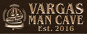 ADVPRO Name Personalized Man CAVE Party Time with Established Year Wood Engraved Wooden Sign wpc0160-tm - Brown