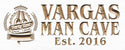 ADVPRO Name Personalized Man CAVE Party Time with Established Year Wood Engraved Wooden Sign wpc0160-tm - White
