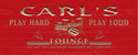 ADVPRO Name Personalized Lounge Drum Music Band Room Wood Engraved Wooden Sign wpc0183-tm - Red