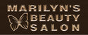 ADVPRO Name Personalized Beauty Salon Butterfly Decoration Wood Engraved Wooden Sign wpc0195-tm - Brown