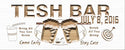 ADVPRO Name Personalized BAR with EST. Date Wood Engraved Wooden Sign wpc0213-tm - White